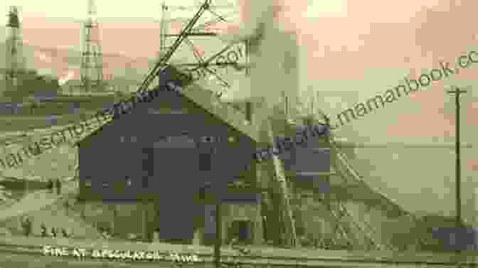 A Black And White Photograph Of The North Butte Mine After The Disaster. The Mine Is Surrounded By Rubble And Debris. Fire And Brimstone: The North Butte Mining Disaster Of 1917