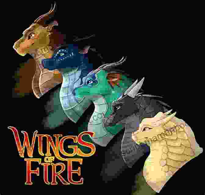 A Group Of Dragonets Flying Through The Air The Dangerous Gift (Wings Of Fire 14)