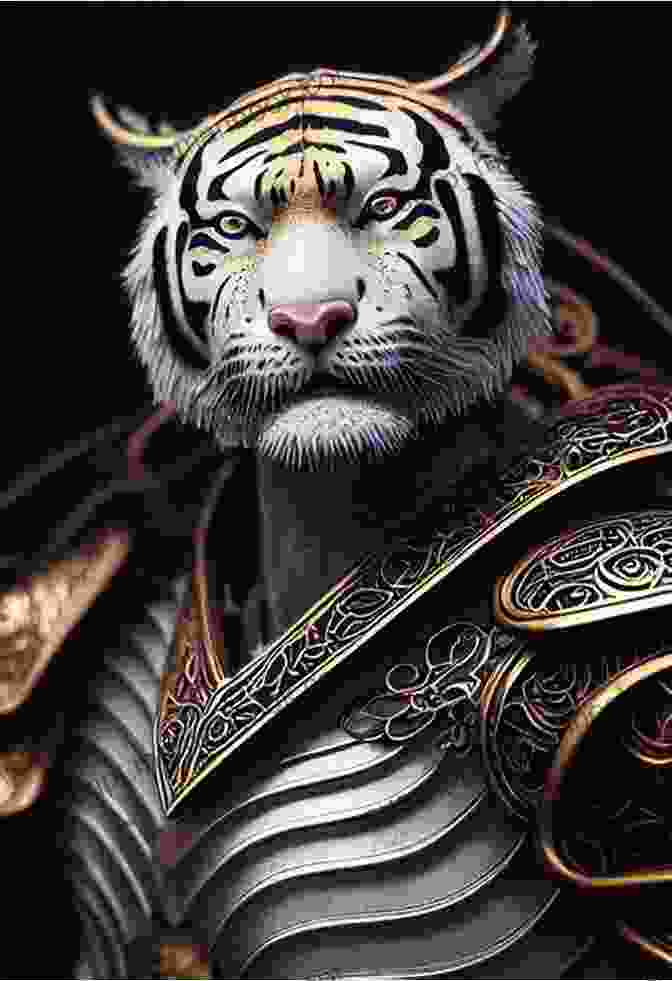 A Vibrant Tiger Adorned With Intricate Patterns, Its Piercing Gaze Conveying An Untamed Spirit And A Passion For The Written Word My Tiger Heart: A Of Poetry