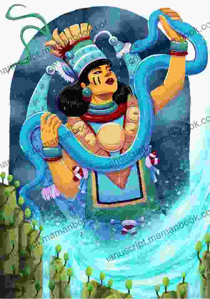 Chalchiuhtlicue, The Aztec Goddess Of Water, Fertility, And Birth. Chalchiuhtlicue Gilbera Saiz