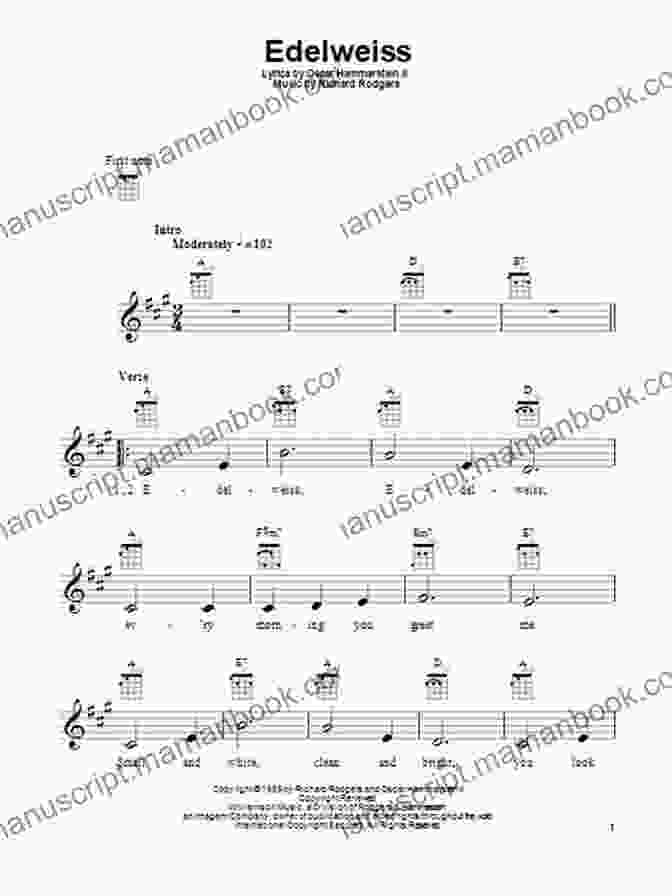 Edelweiss Ukulele Arrangement Play Ukulele 41 Arrangements Of Traditional Music 1 Deutsch English Tabs Online Sounds