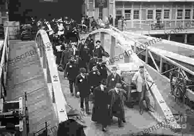 Immigrants Leaving Ellis Island Landing At Ellis Island (Eye On History Graphic Illustrated)