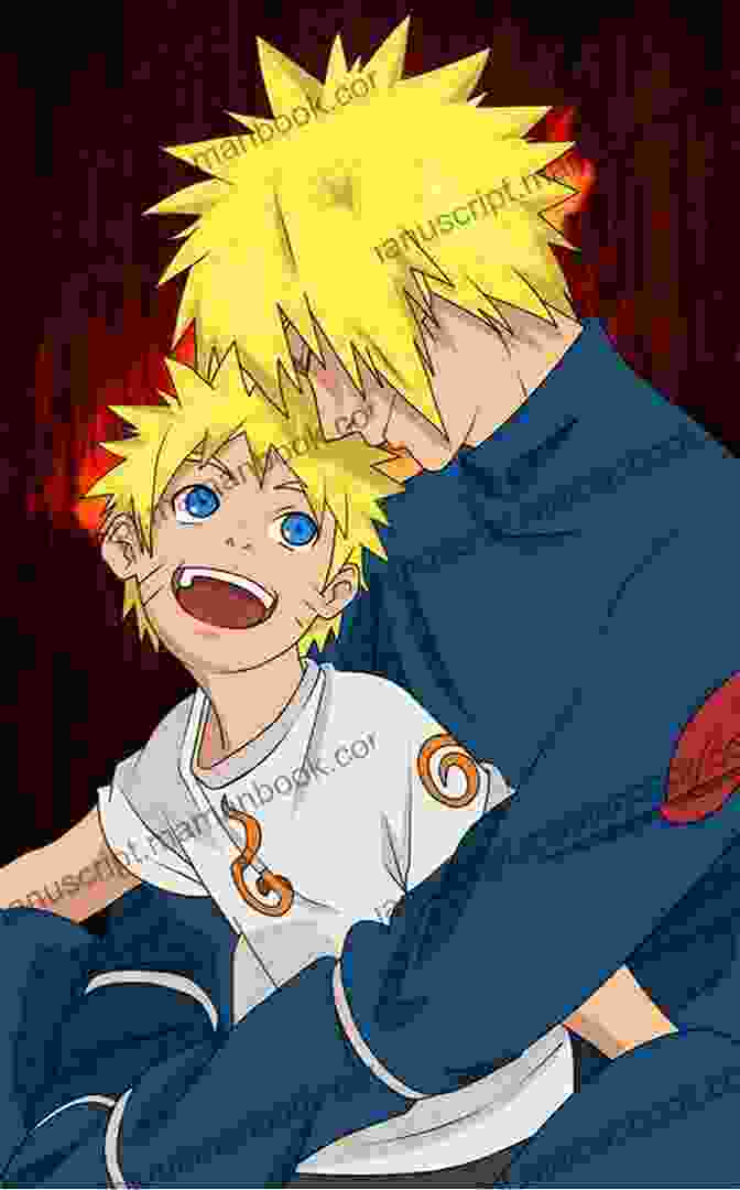 Naruto And Minato, Sharing A Tender Father Son Moment Amidst The Battlefield Naruto Vol 71: I Love You Guys (Naruto Graphic Novel)
