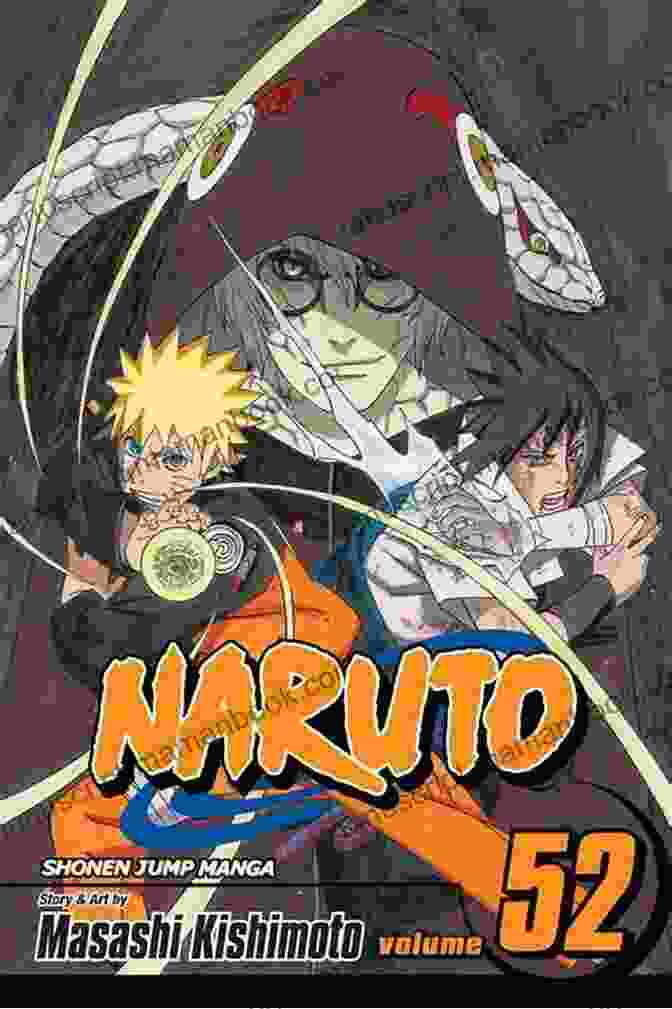 Naruto Vol 52: Cell Seven Reunion Manga Cover Featuring Team 7 Reunited Naruto Vol 52: Cell Seven Reunion (Naruto Graphic Novel)