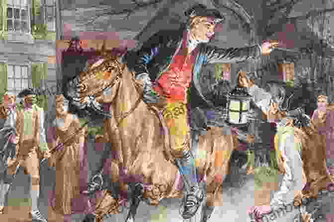 Paul Revere Warning The Concord Militia Of The Approaching British Troops Riding With Paul Revere (Eye On History Graphic Illustrated)