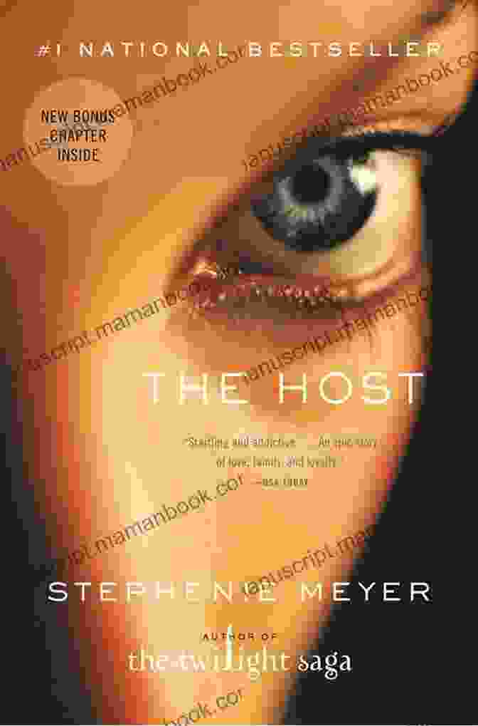 The Host Novel Cover Featuring A Close Up Of A Young Woman's Face With A Tear Running Down Her Cheek The Host: A Novel Stephenie Meyer