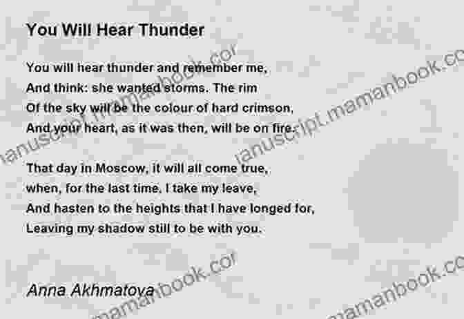 Thea Perleth In You Will Hear Thunder Thea Perleth